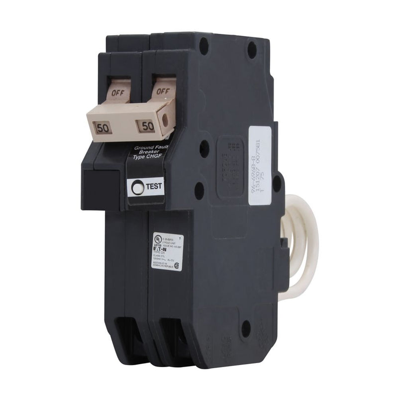 Eaton CHN230GF | 30A 2-Pole CH Series GFCI Thermal Magnetic Circuit Breaker