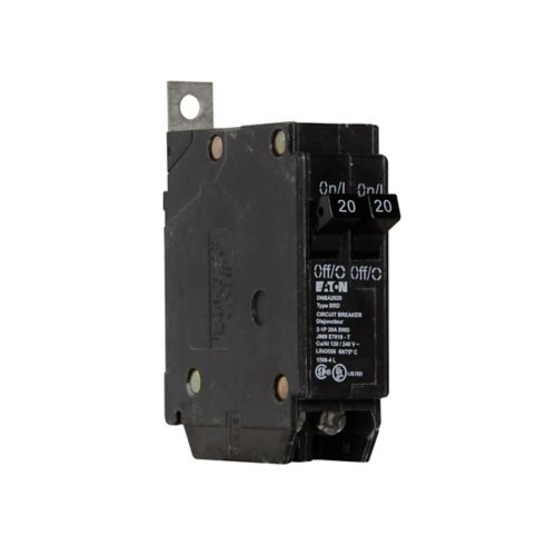 Eaton DNBA2020 | 20A/20A 2-Pole BAB Thermal Magnetic Circuit Breaker