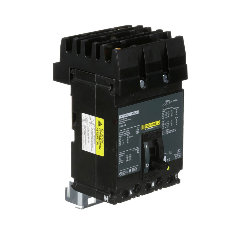 Schneider Electric FH36100 | 100A 3-Pole I-Line Molded Case Circuit Breaker