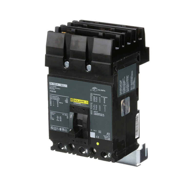 Schneider Electric FH36100 | 100A 3-Pole I-Line Molded Case Circuit Breaker