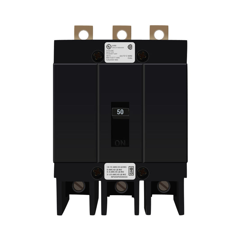 Eaton GHB3050 | 50A 3-Pole Series C G-Frame Molded Case Circuit Breaker