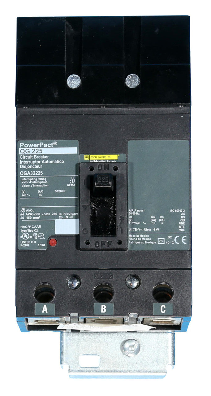 Schneider Electric QGA32225 | I-Line Molded Case Circuit Breaker