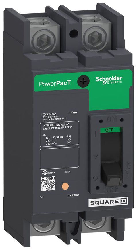 Square D QDL22200 | 200A 2-Pole PowerPacT Q-Frame Thermal Magnetic Circuit Breaker