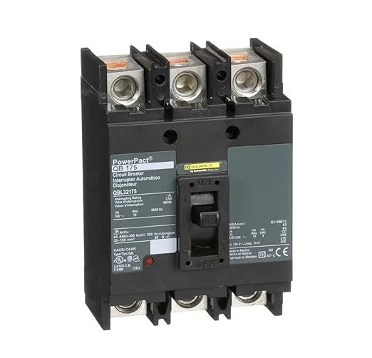 Schneider Electric QBL32175 | 175A 3-Pole PowerPacT Q-Frame Circuit Breaker