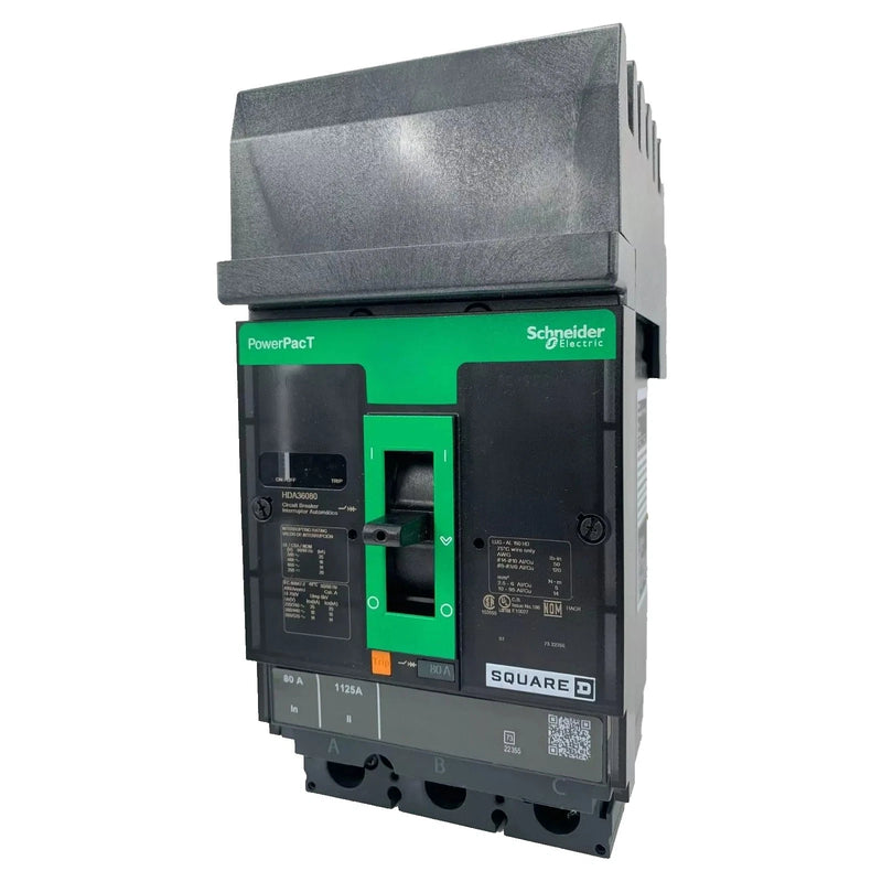 Schneider Electric HDA36080 | PowerPact H-Frame 80A Molded Case Circuit Breaker
