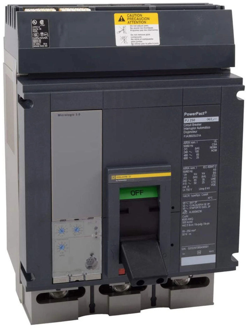 Schneider Electric PJA36120 | PowerPact P-Frame 1200A Molded Case Circuit Breaker