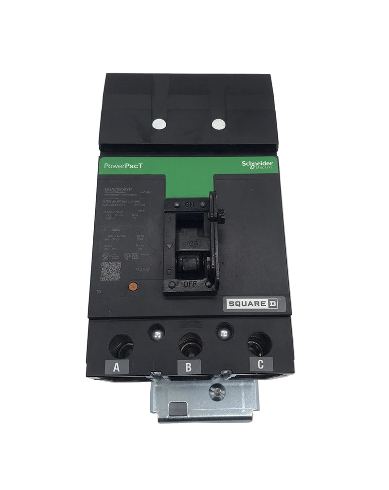 Schneider Electric QGA32200 | 200A 3-Pole PowerPacT Q-Frame Circuit Breaker
