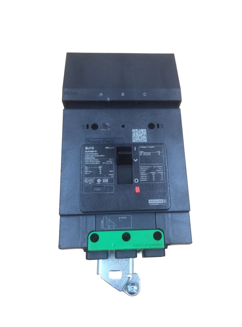 Schneider Electric BJA36015 | PowerPact B-Frame 15A Molded Case Circuit Breaker
