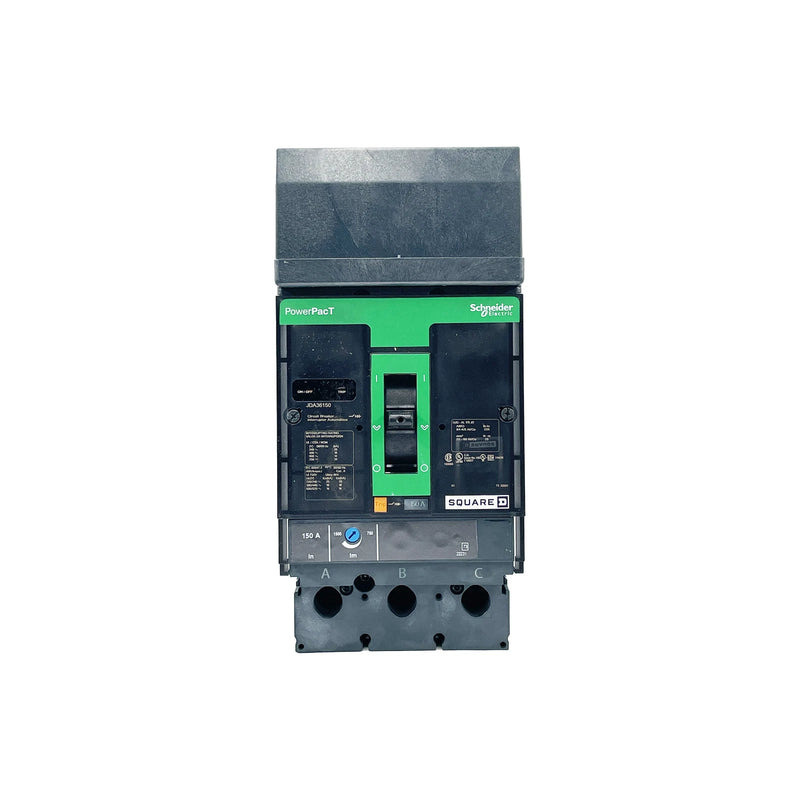 Schneider Electric JDA36150 | 150 Amp 3-Pole PowerPacT J-Frame Circuit Breaker