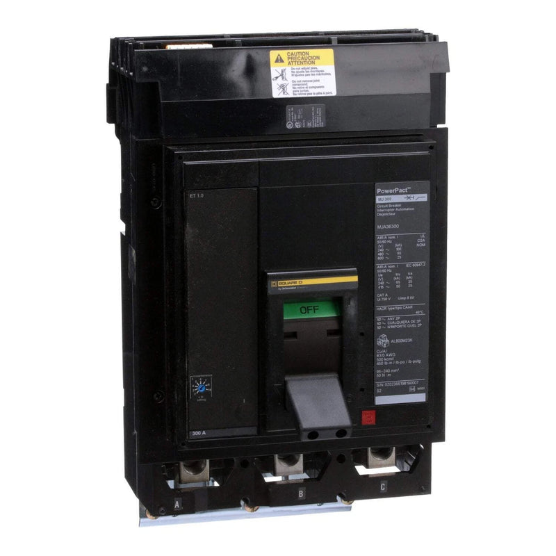 Schneider Electric MJA36300 | 300A 3-Pole PowerPacT M-Frame Circuit Breaker