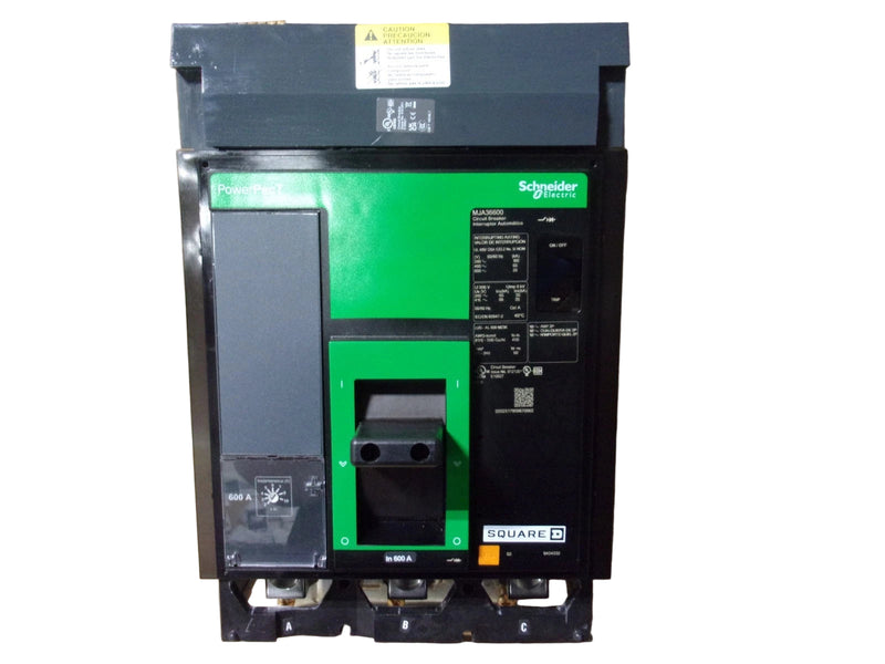 Schneider Electric MJA36600 | 600 Amp 3-Pole PowerPacT M-Frame Circuit Breaker