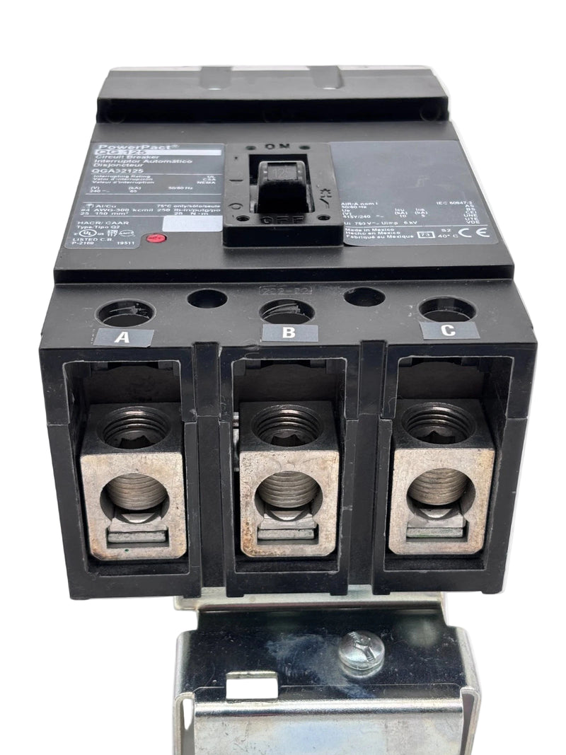 Schneider Electric QGA32125 | I-Line Q-Frame 125A Molded Case Circuit Breaker