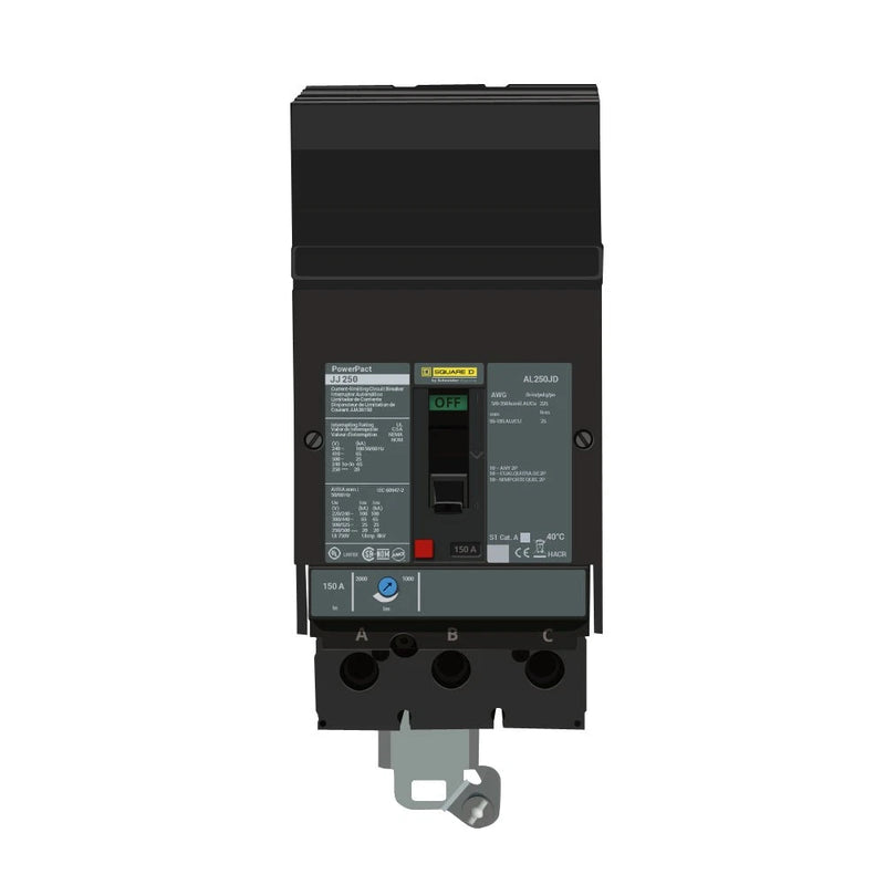 Schneider Electric JJA36150 | PowerPact J-Frame 150A Molded Case Circuit Breaker