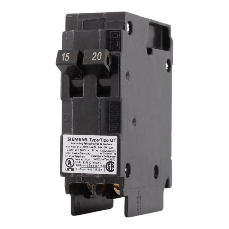 Siemens Q1520 | 15/20A Tandem Single-Pole Circuit Breaker